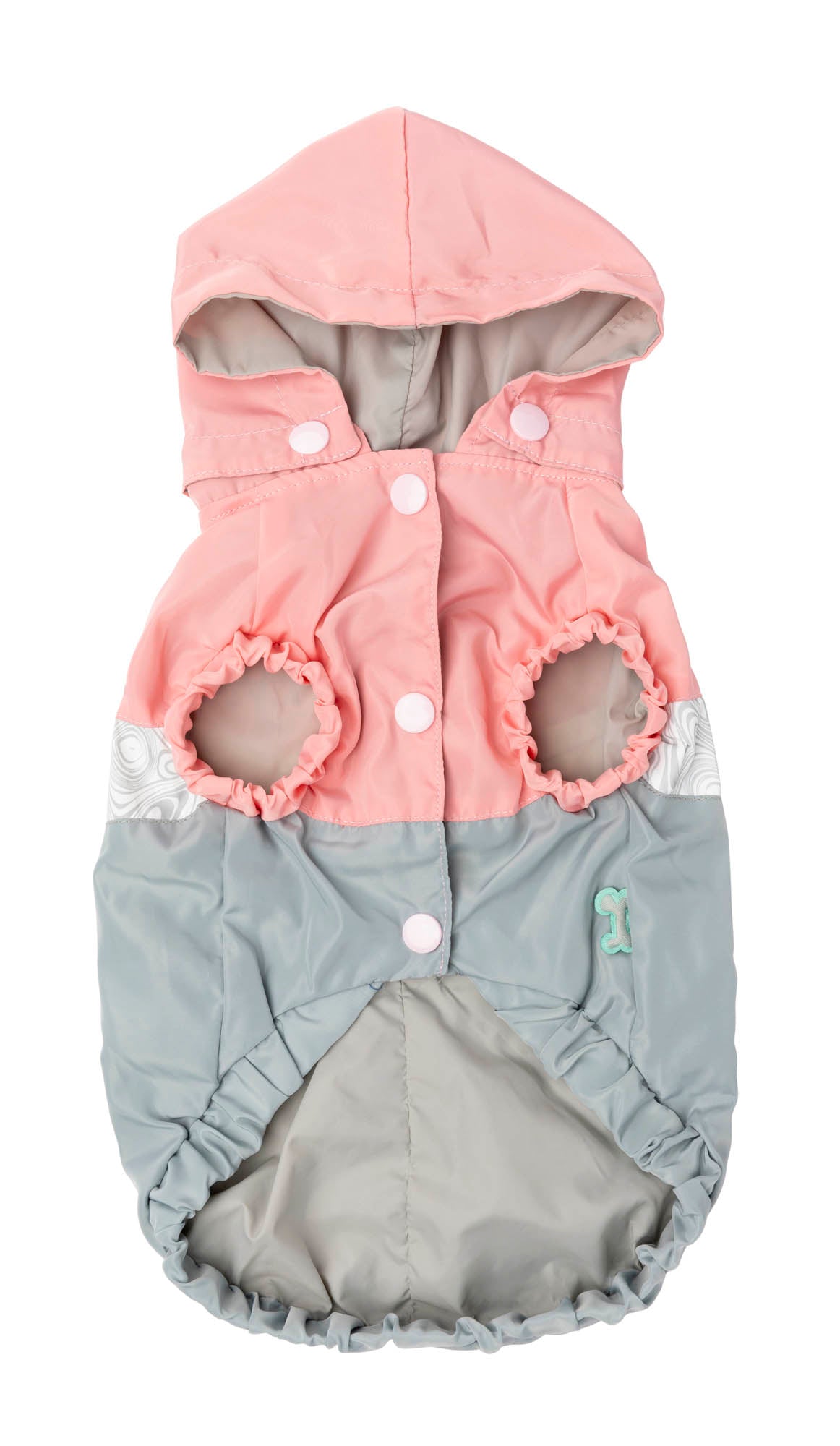 The Seattle Raincoat - Pink and Grey