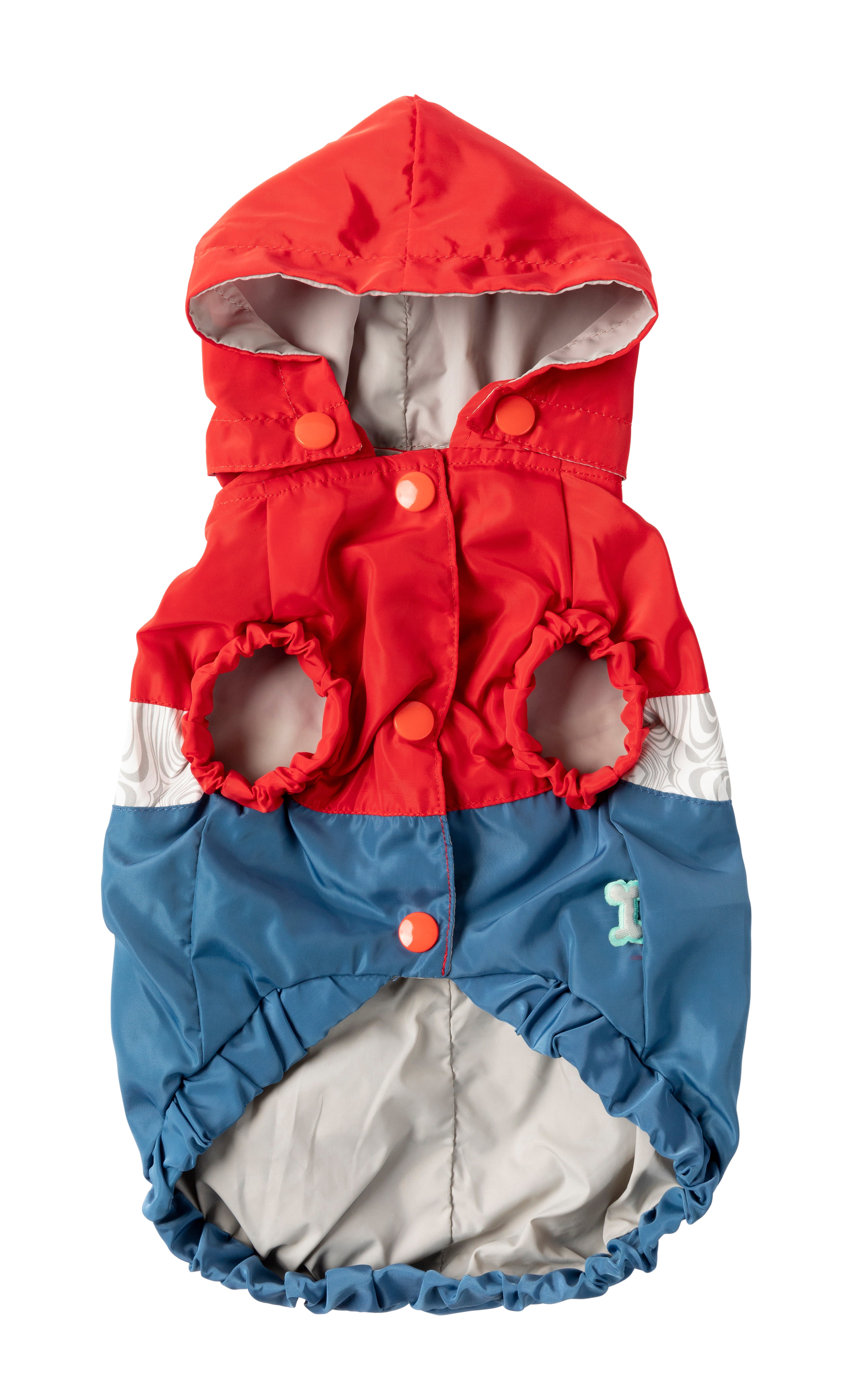 The Seattle Raincoat - Red & Blue