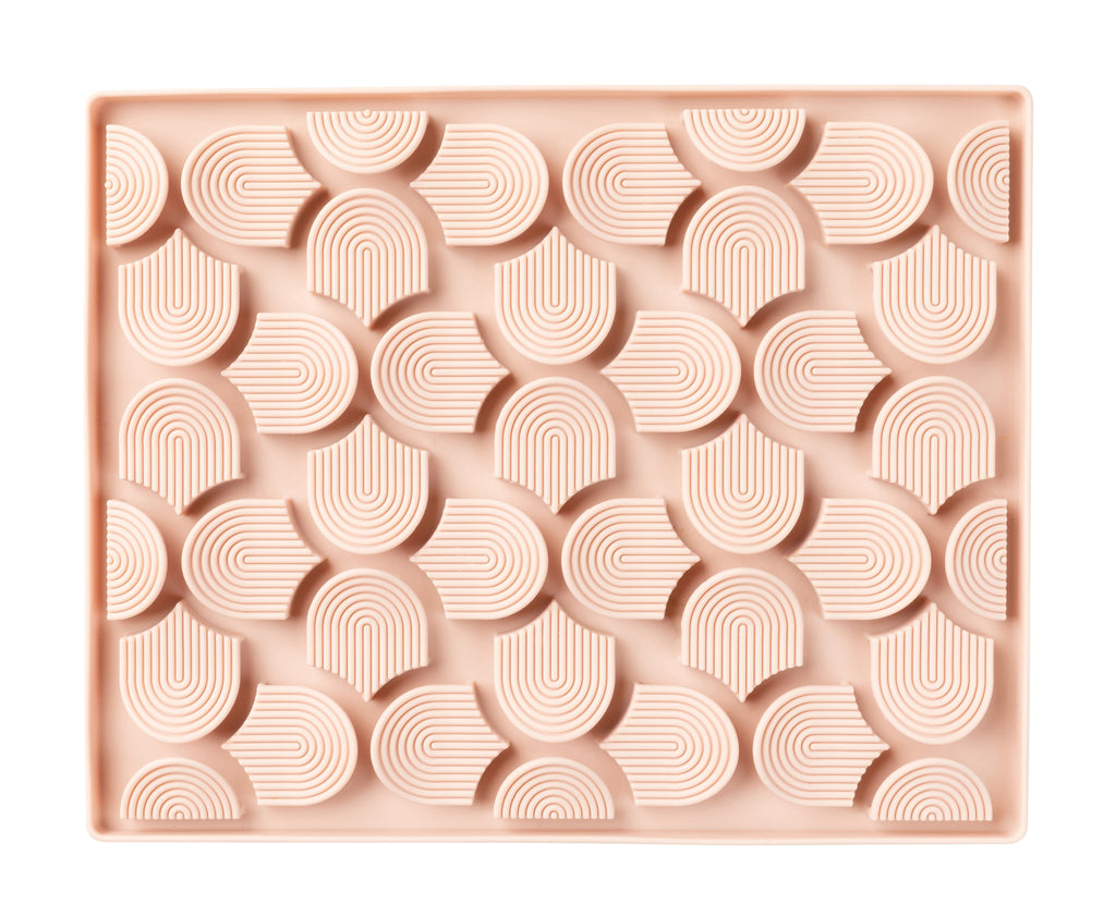 FuzzYard Life Hide & Treat Mat - Soft Blush Pink