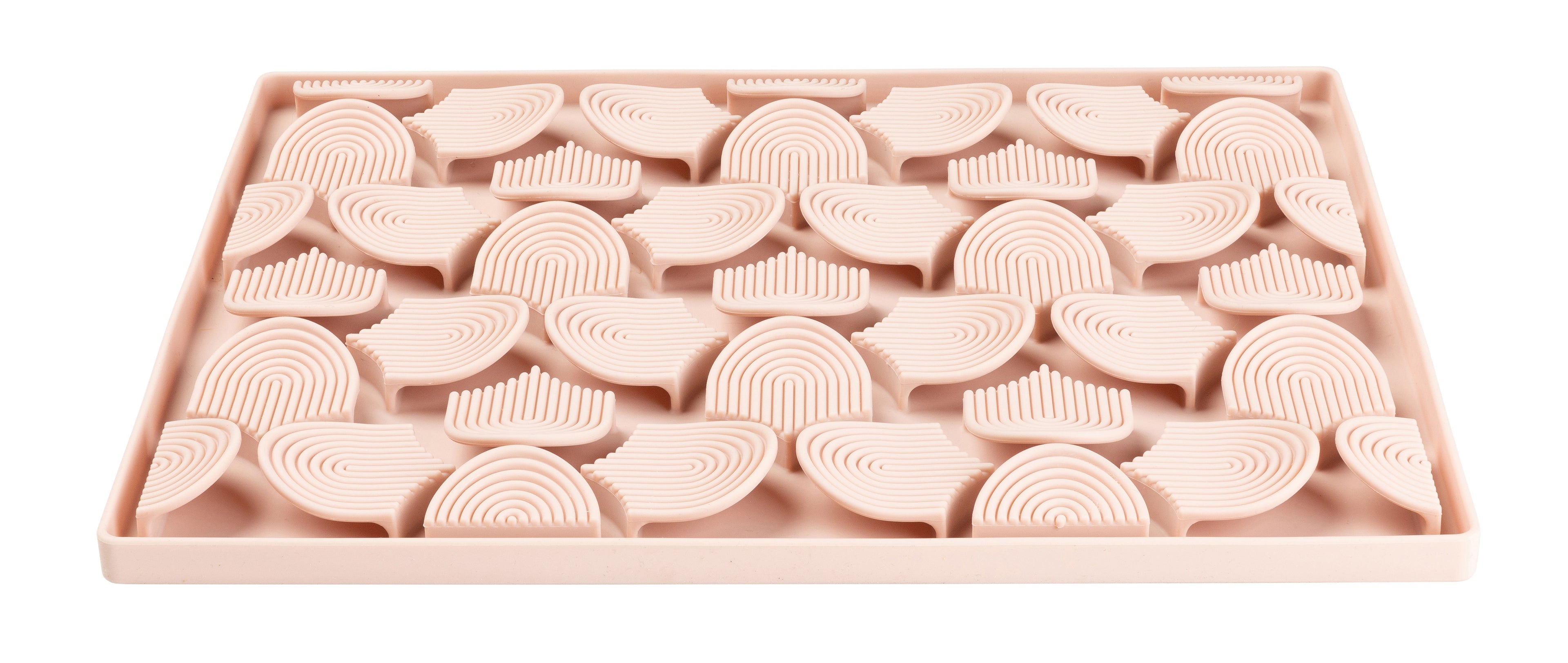FuzzYard Life Hide & Treat Mat - Soft Blush Pink