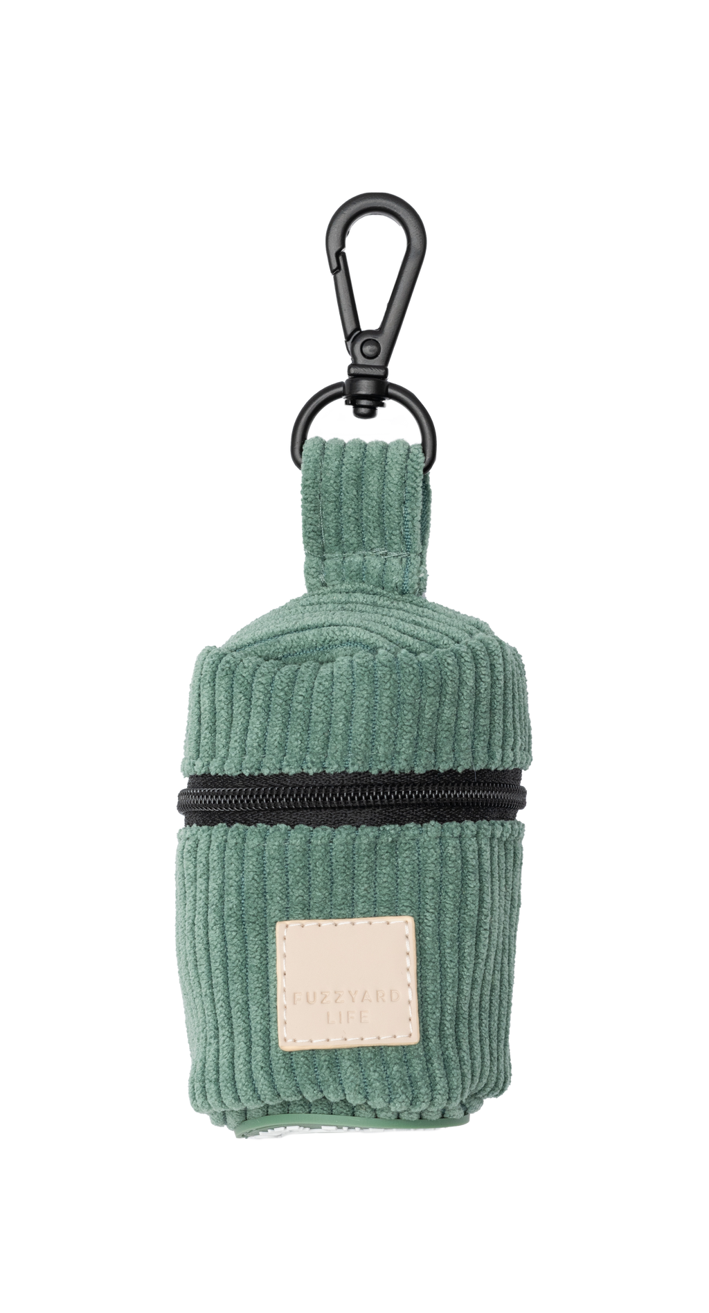 FuzzYard Life Corduroy Poop Bag Dispenser - Myrtle Green