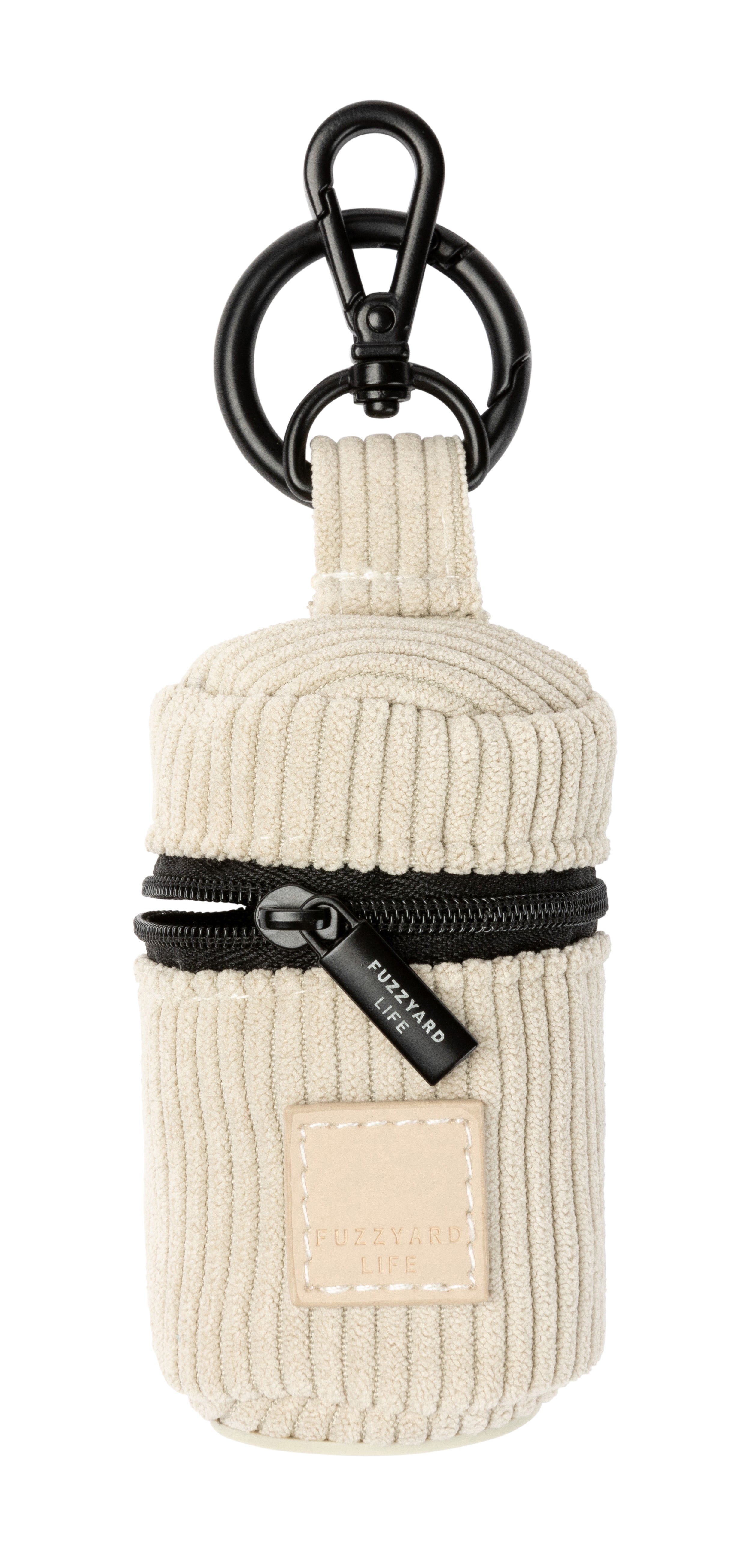 FuzzYard Life Corduroy Poop Bag Dispenser - Sandstone