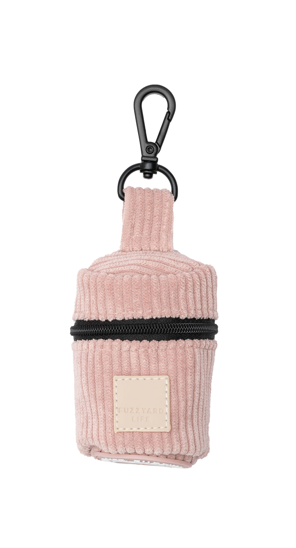 FuzzYard Life Corduroy Poop Bag Dispenser - Soft Blush
