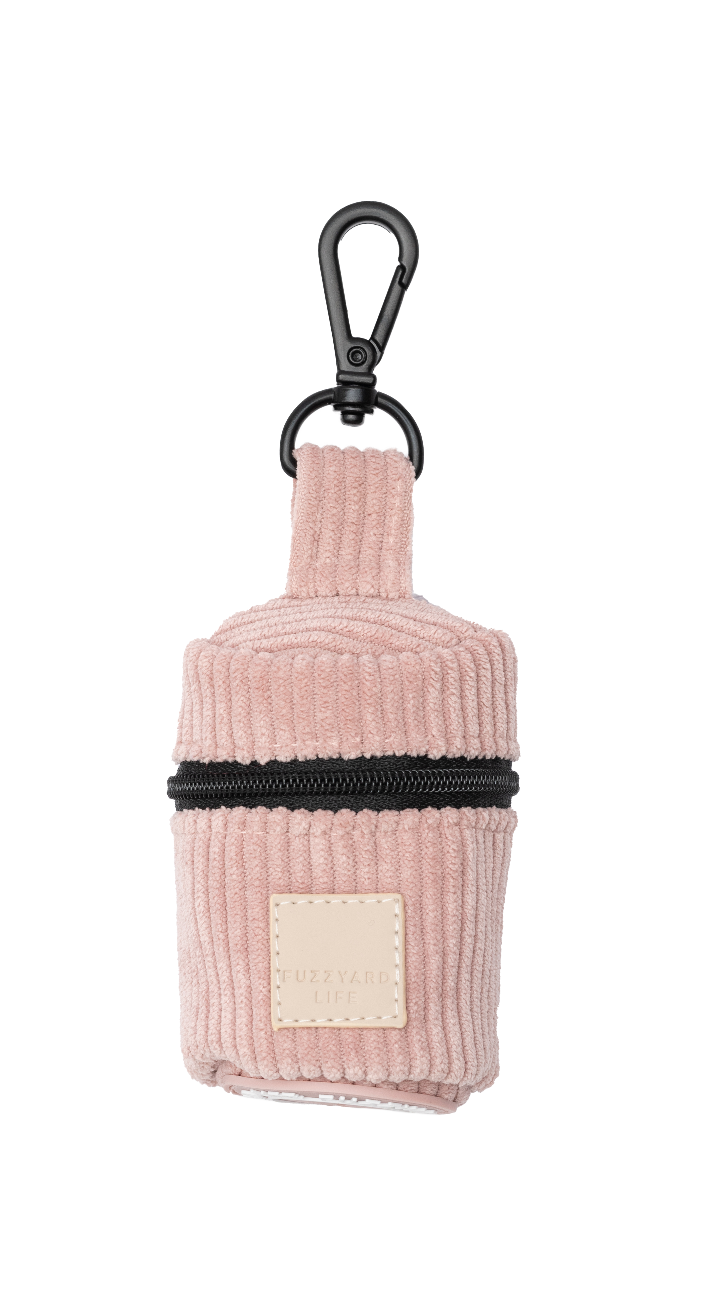 FuzzYard Life Corduroy Poop Bag Dispenser - Soft Blush